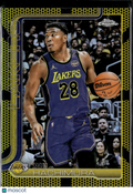 Rui Hachimura 2025 Topps Chrome Update Yellow Refractor /275 Los Angeles Lakers
