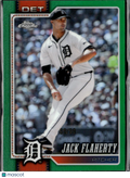 Jack Flaherty 2026 Topps Chrome Green Refractor 69/99 Detroit Tigers