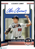 Alexander Clemmey 2023 USA Baseball Stars & Stripes Auto Autograph National Team