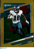 Jalen Reagor 2021 Donruss GOLD Press Proof 5/50 Philadelphia Eagles