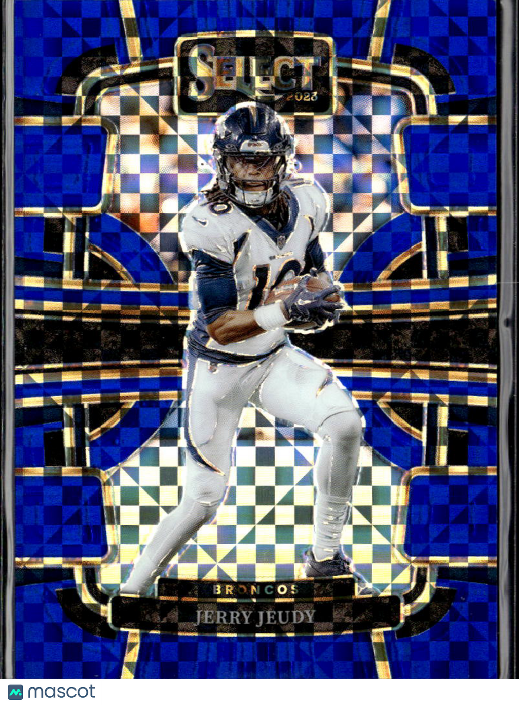 Jerry Jeudy 2024 Select Blue Prizm 49/199 Denver Broncos