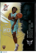 Sion James 2026 Topps Signature Class Yellow RC 216/275 Charlotte Hornets
