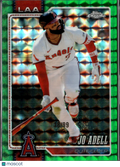 Jo Adell 2026 Topps Chrome Green Geometric Refractor /99 Los Angeles Angels