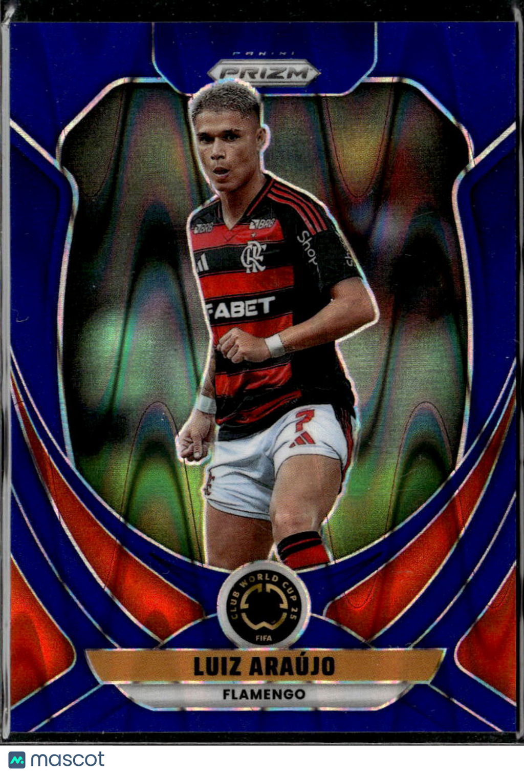 Luiz Araujo 2025 Panini Prizm FIFA Club World Cup Blue 127/275 Flamengo