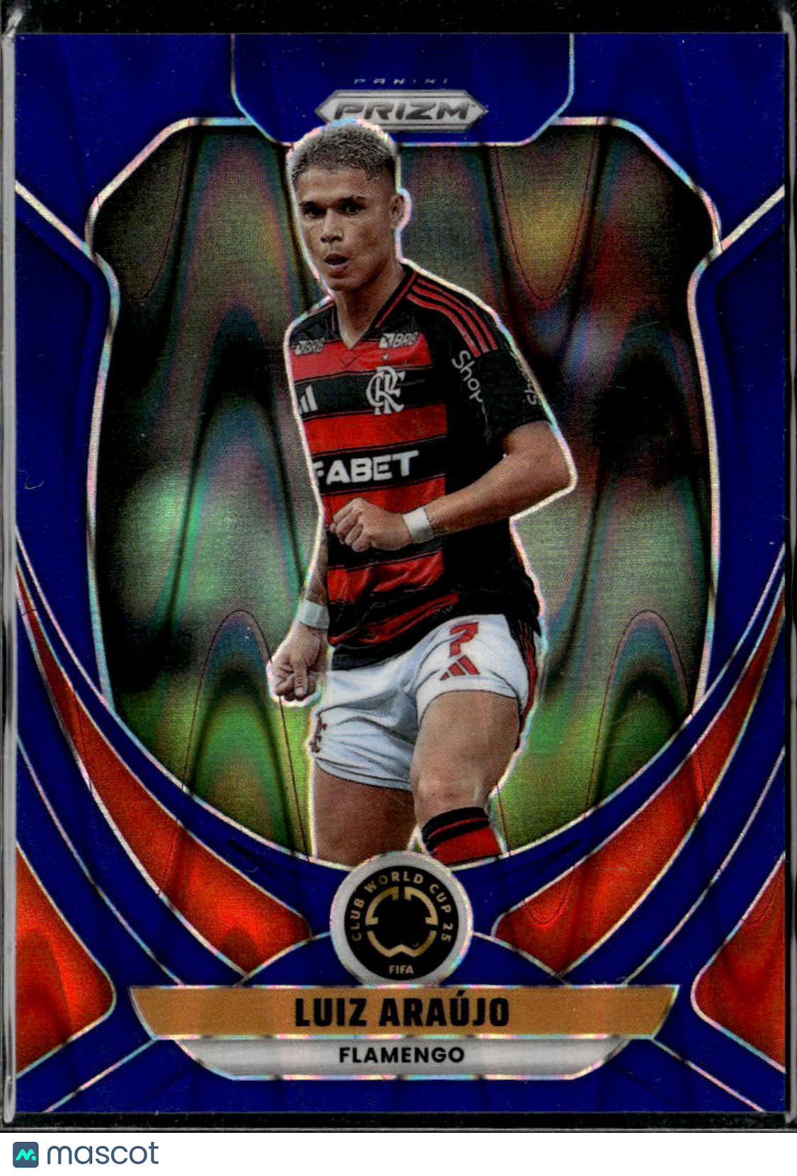 Luiz Araujo 2025 Panini Prizm FIFA Club World Cup Blue 127/275 Flamengo