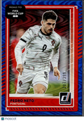Pedro Neto 2025 Panini Donruss Road to FIFA World Cup 26 Blue 117/399 Portugal
