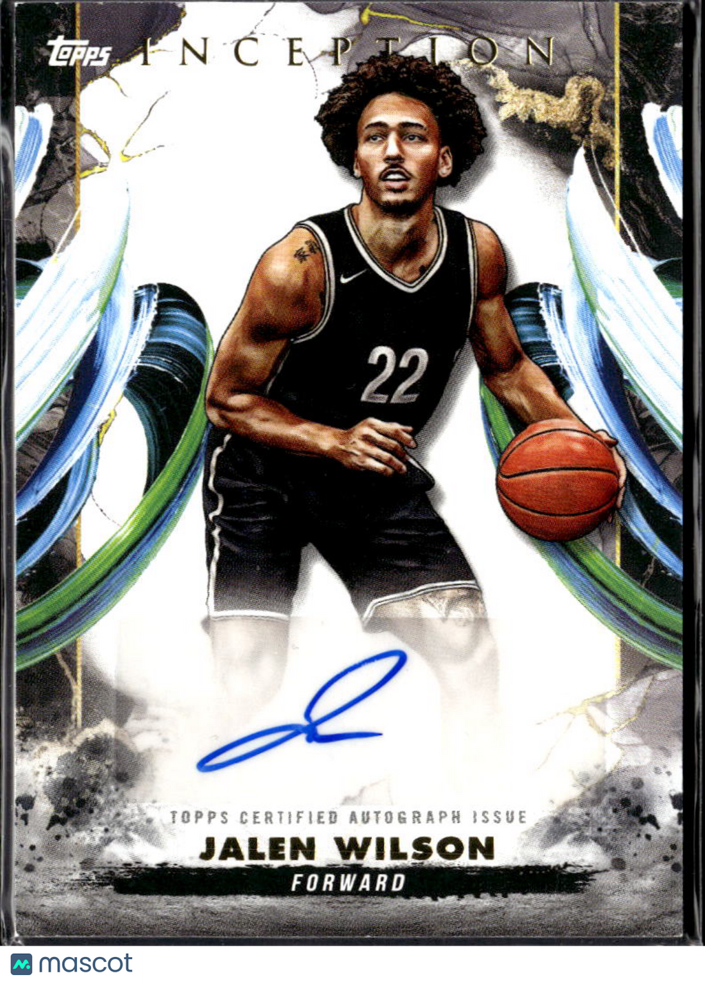 Jalen Wilson 2025 Topps Inception Auto Autograph RC Brooklyn Nets