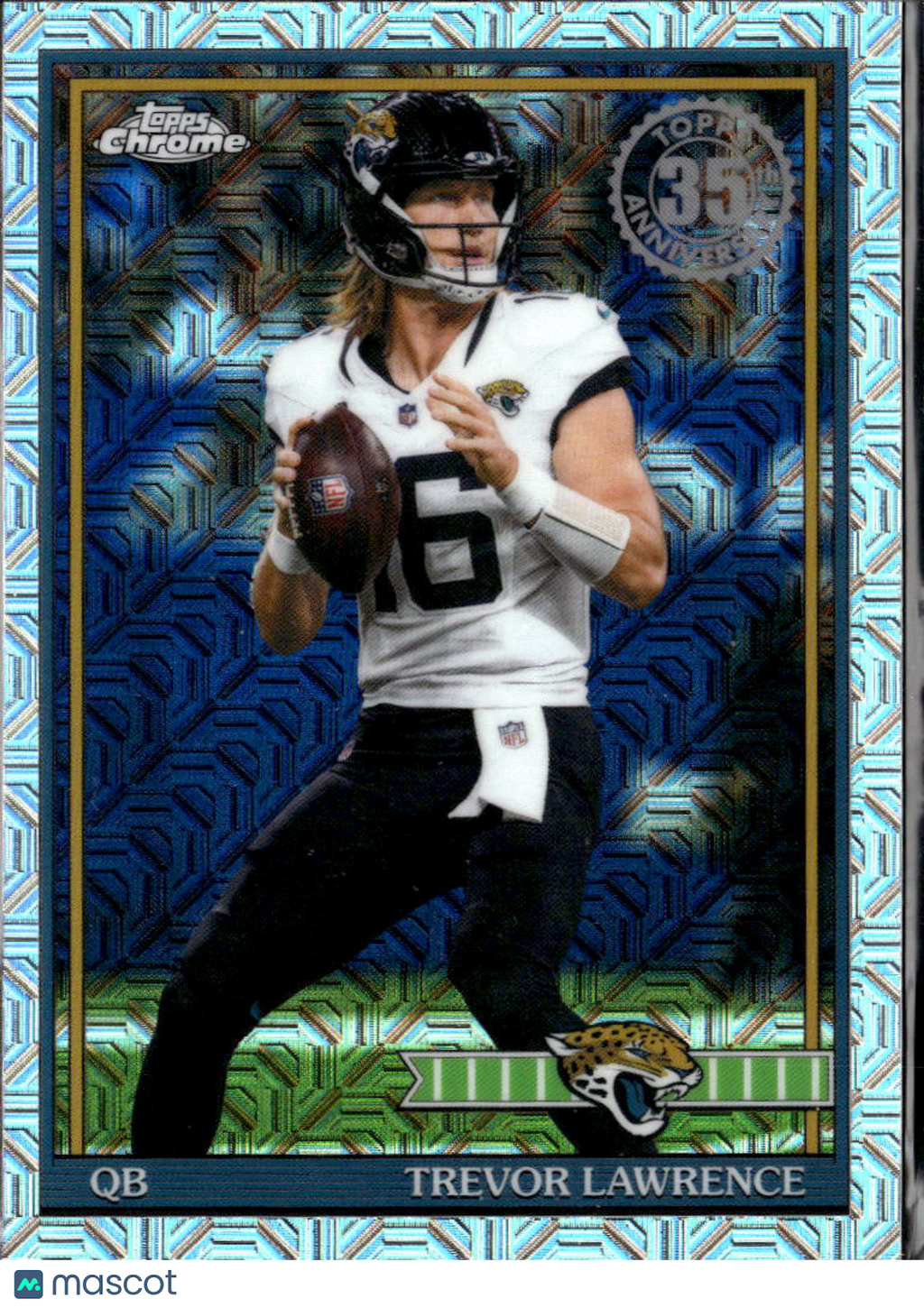 Trevor Lawrence 2025 Topps Chrome '91 Silver Pack Refractor Jacksonville Jaguars