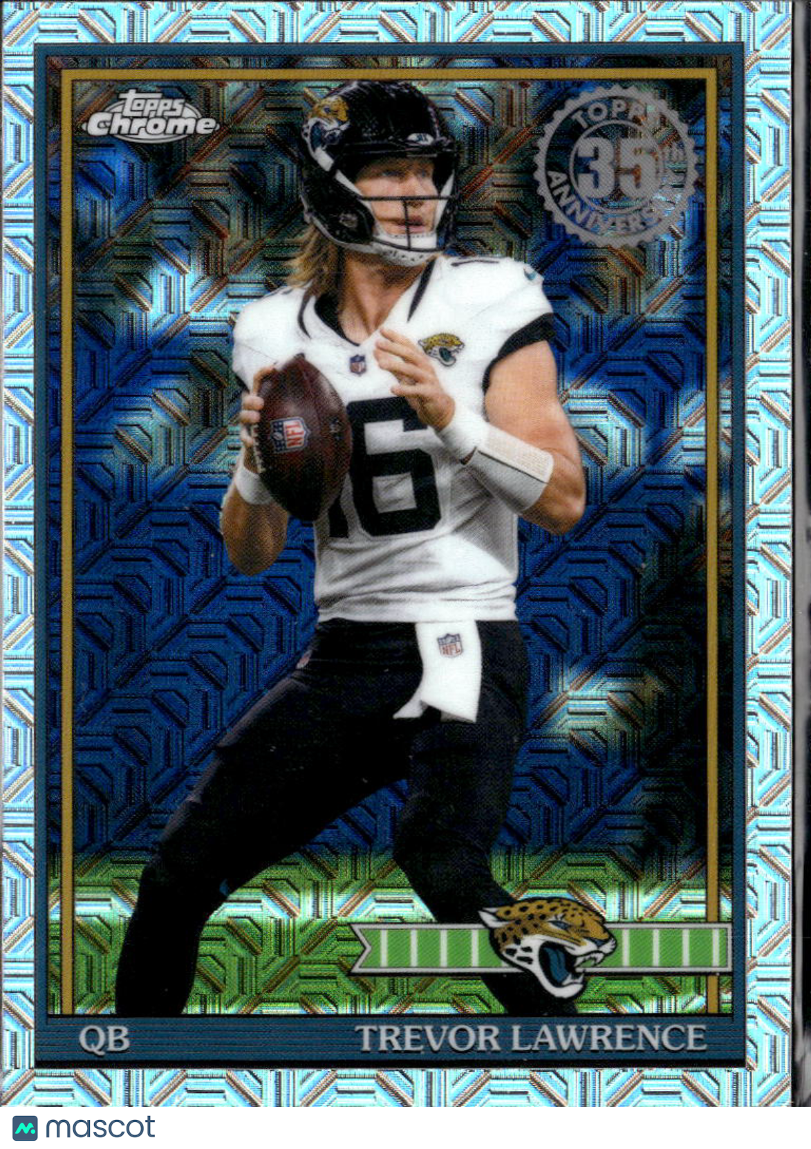 Trevor Lawrence 2025 Topps Chrome '91 Silver Pack Refractor Jacksonville Jaguars