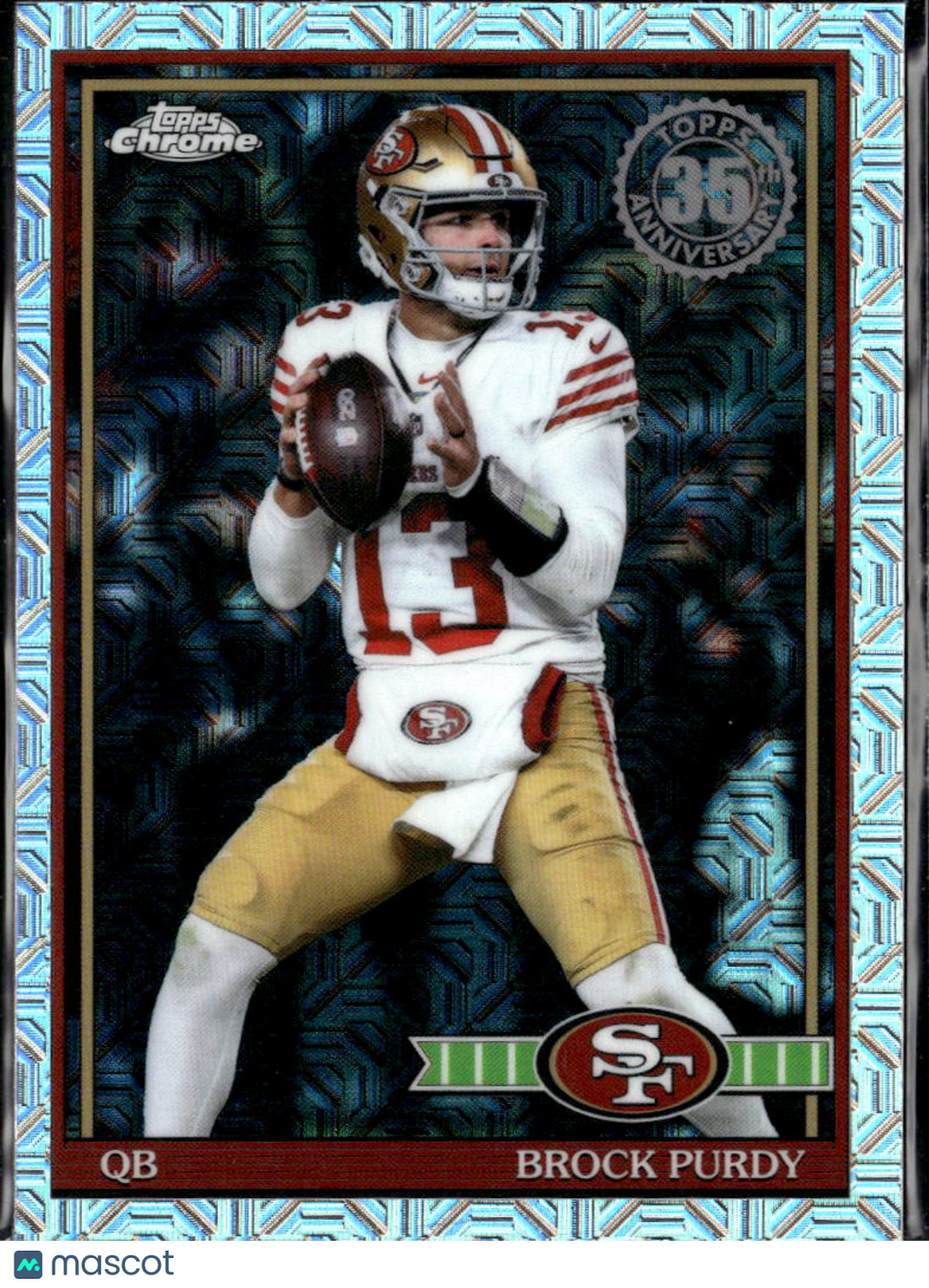 Brock Purdy 2026 Topps Chrome '91 Silver Pack Refractor San Francisco 49ers