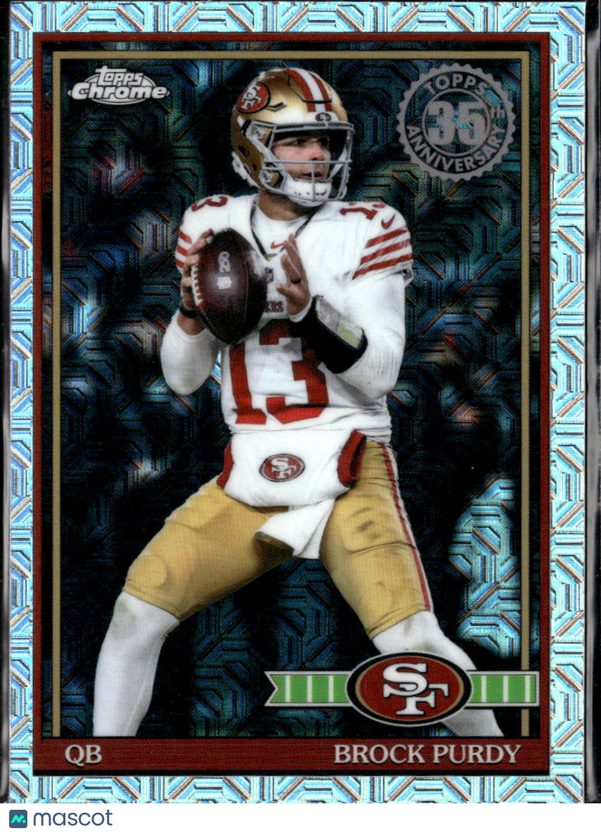 Brock Purdy 2026 Topps Chrome '91 Silver Pack Refractor San Francisco 49ers