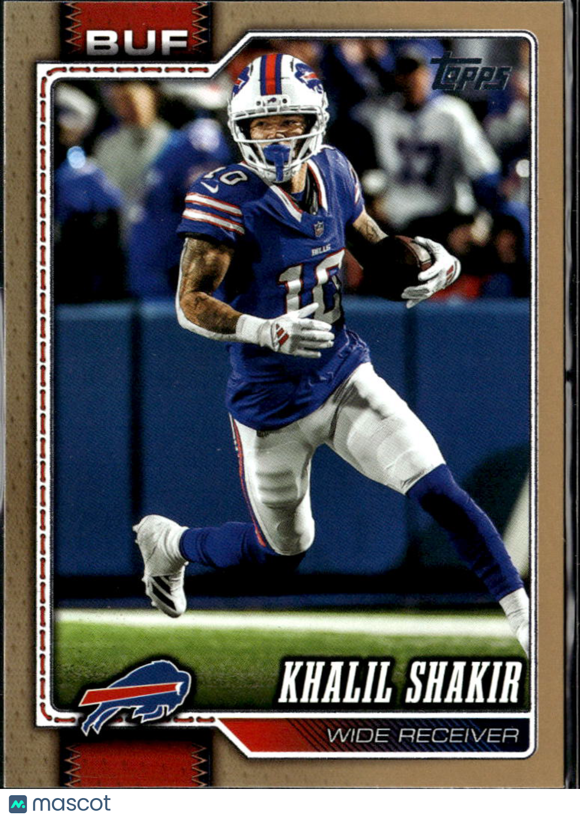 Khalil Shakir 2026 Topps Flagship Gold 1907/2026 Buffalo Bills