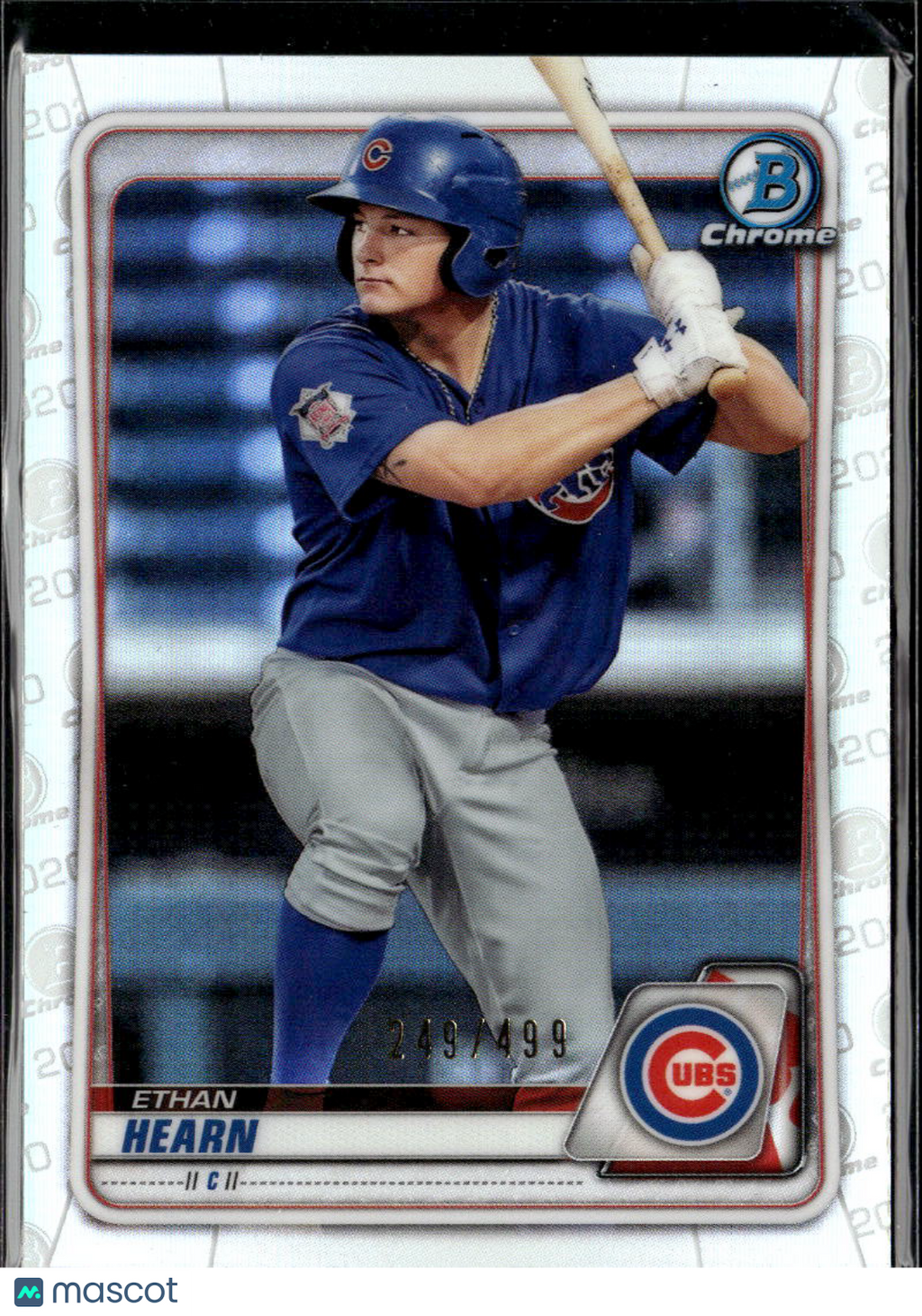 Ethan Hearn 2020 Bowman Chrome Refractor /499 Chicago Cubs