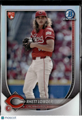 Rhett Lowder 2025 Bowman Chrome RED Rookie Refractor RC Cincinnati Reds