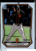 Carlos Gutierrez 2026 Bowman Chrome 1st Refractor 115/499 San Francisco Giants