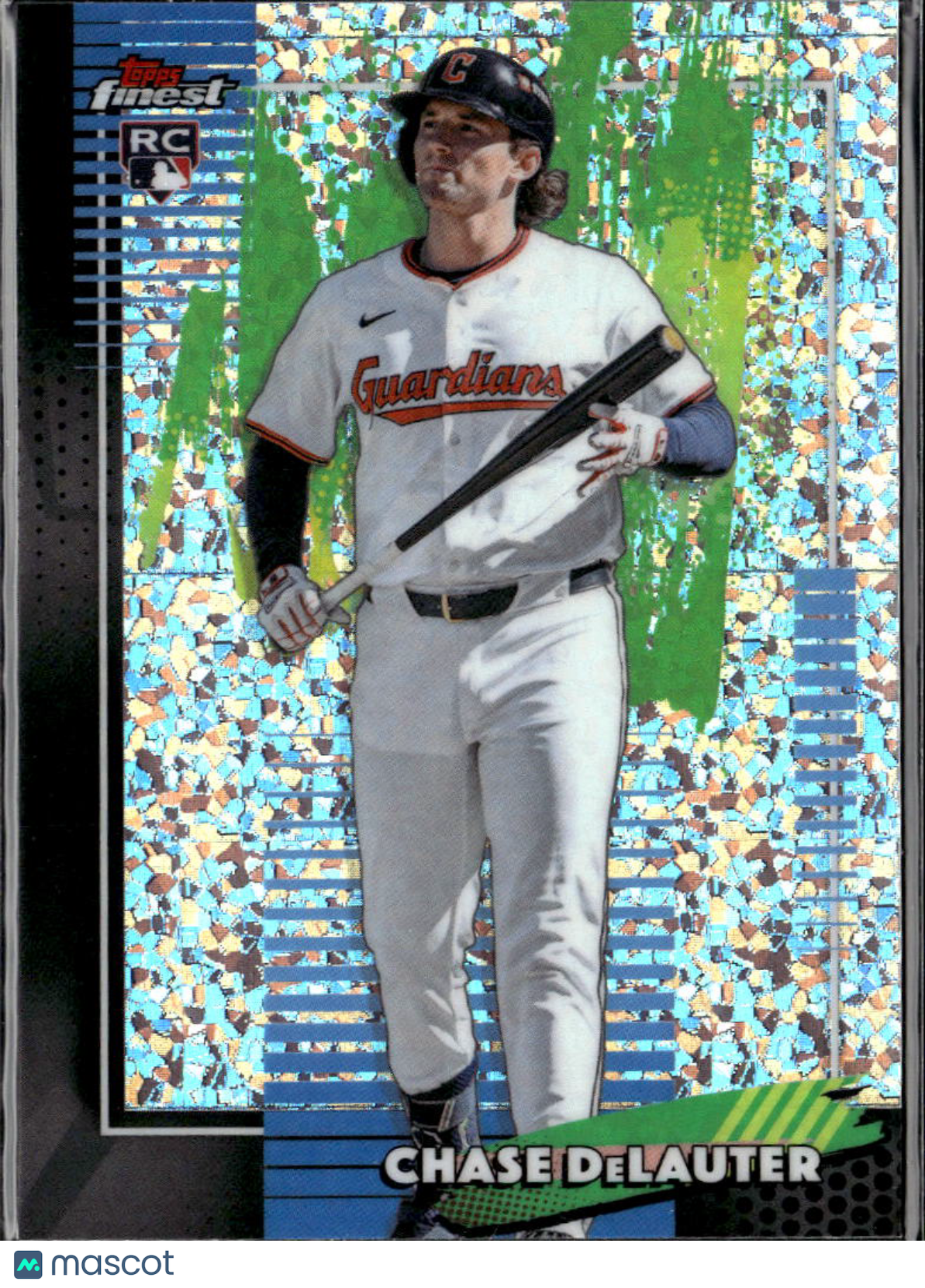 Chase DeLauter 2026 Topps Finest Mini Diamond RC Cleveland Guardians