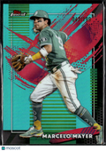 Marcelo Mayer 2026 Topps Finest Rare Aqua Refractor /199 Boston Red Sox