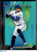 George Springer 2026 Topps Finest Aqua Refractor /199 Toronto Blue Jays