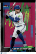 George Springer 2026 Topps Finest Pink Refractor /250 Toronto Blue Jays