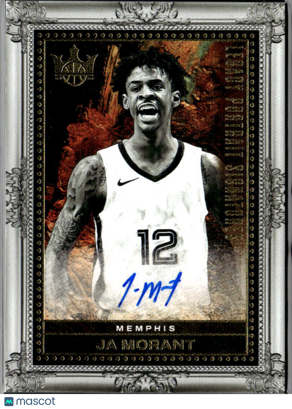 Ja Morant 2025-26 Court Kings Legacy Auto Autograph 1/15 Memphis Grizzlies