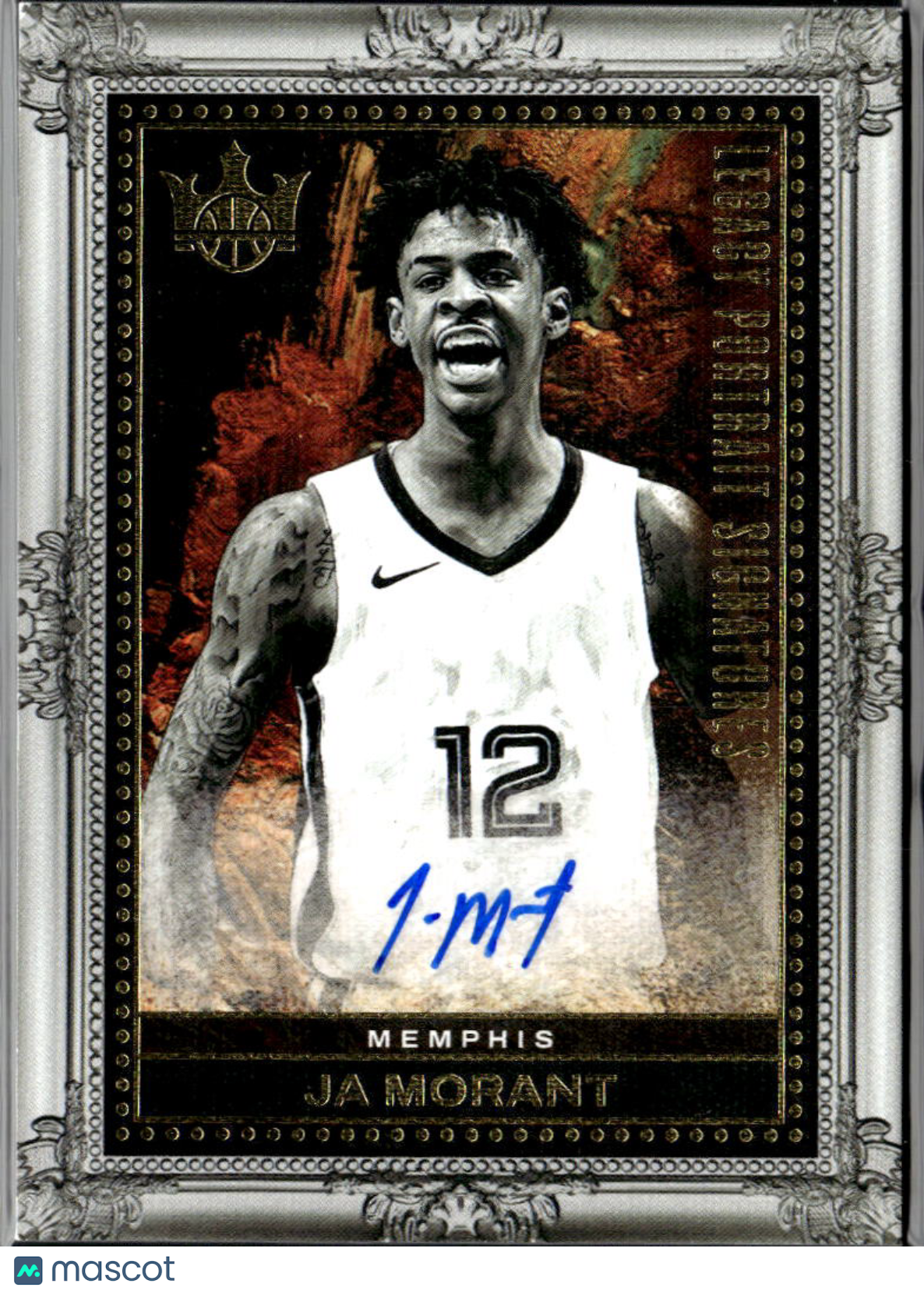 Ja Morant 2025-26 Court Kings Legacy Auto Autograph 1/15 Memphis Grizzlies