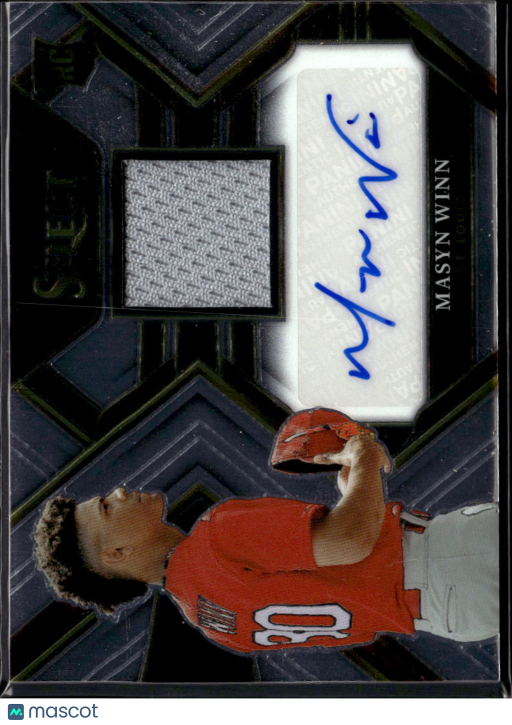 Masyn Winn 2023 Select Auto Autograph Patch RC St. Louis Cardinals