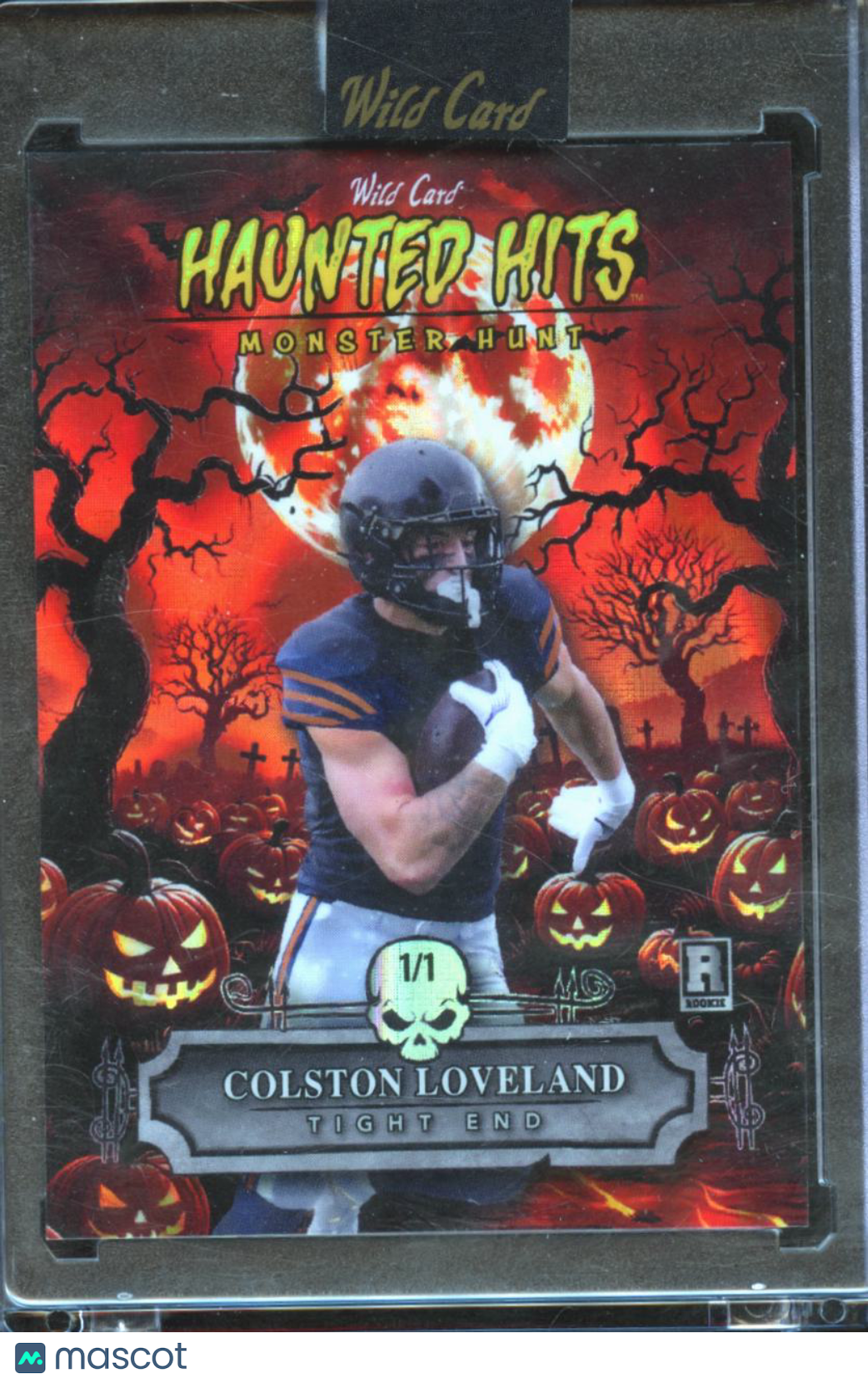 Colston Loveland 2025 Wild Card Haunted Hits Rookie RC Chiago Bears 1/1