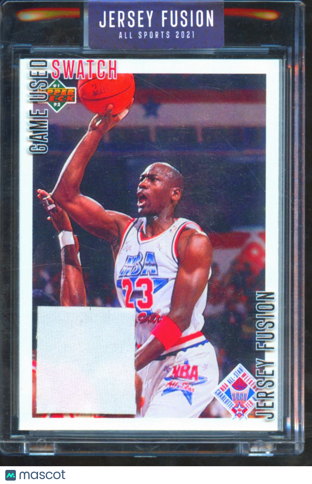 Michael Jordan 1996 Jersey Fusion All Sports Game Worn Patch Chicago Bulls