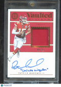 Patrick Mahomes II 2018 Encased Vaulted Inscription Auto Autograph 8/25 Chiefs