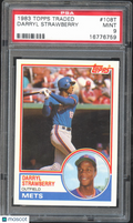 Darryl Strawberry 1983 Topps Traded Rookie RC New York Mets #108T PSA 9