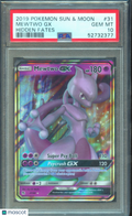 Mewtwo GX 2019 Pokemon Sun & Moon Hidden Fates PSA 10 #31