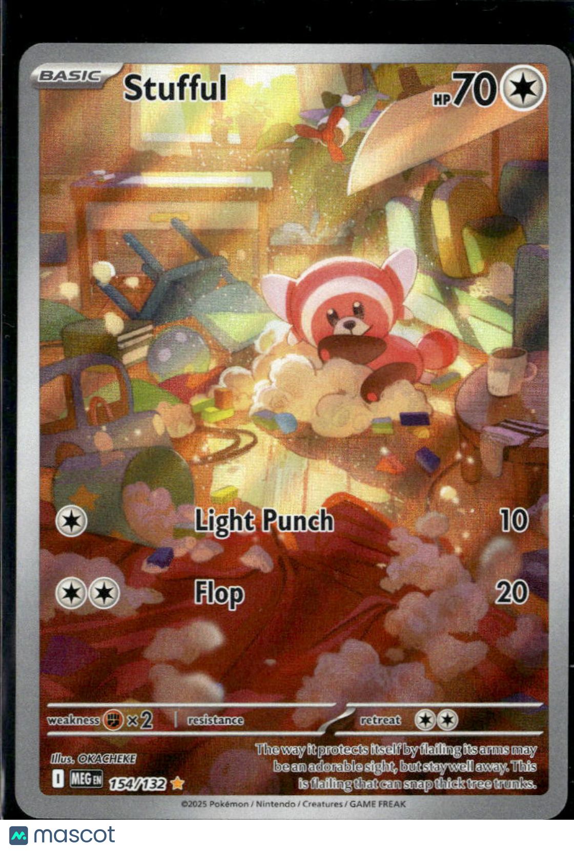 Stufful 2025 Mega Evolution Holo Secret Rare #154/132
