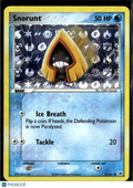 Snorunt 2004 EX Hidden Legends Reverse Holo #73/101