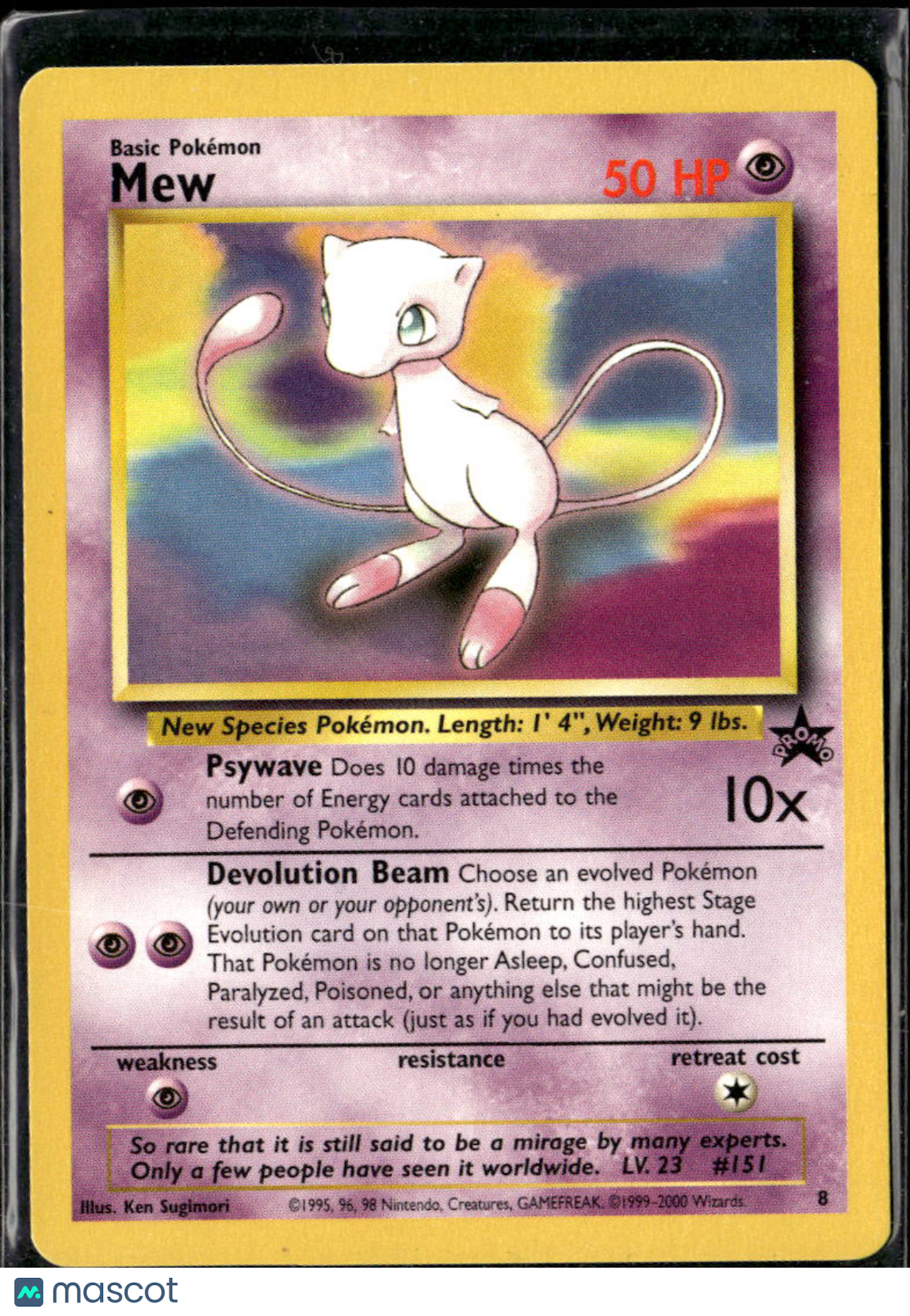 Mew Wizards Black Star Promo #8
