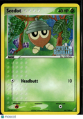 Seedot 2009 EX Crystal Guardians Reverse Holo #60/100