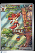 Simisear 2025 White Flare Holo Secret Rare #100/86