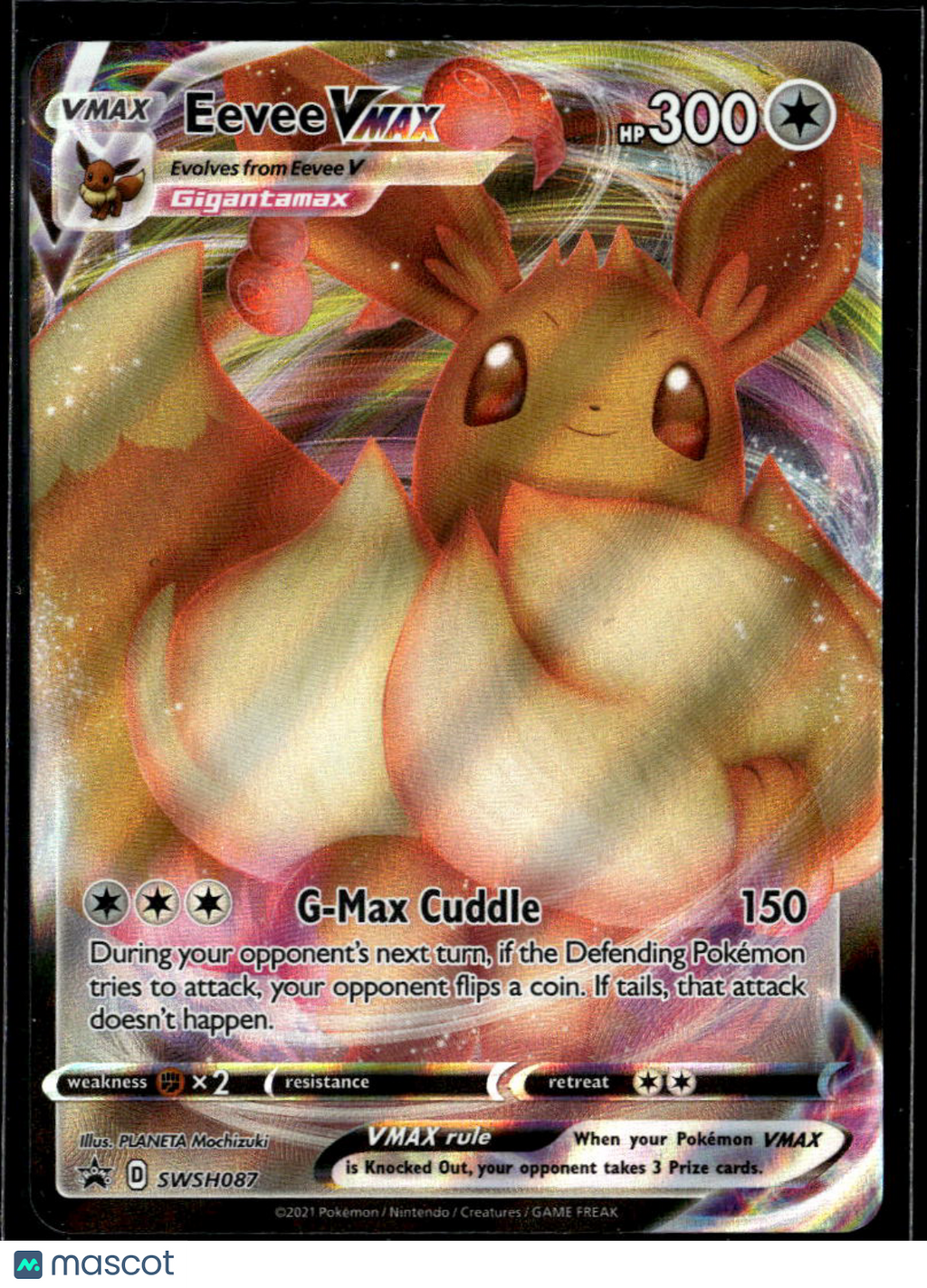 Eevee VMAX Sword & Shield Holo Black Star Promo FA #SWSH087