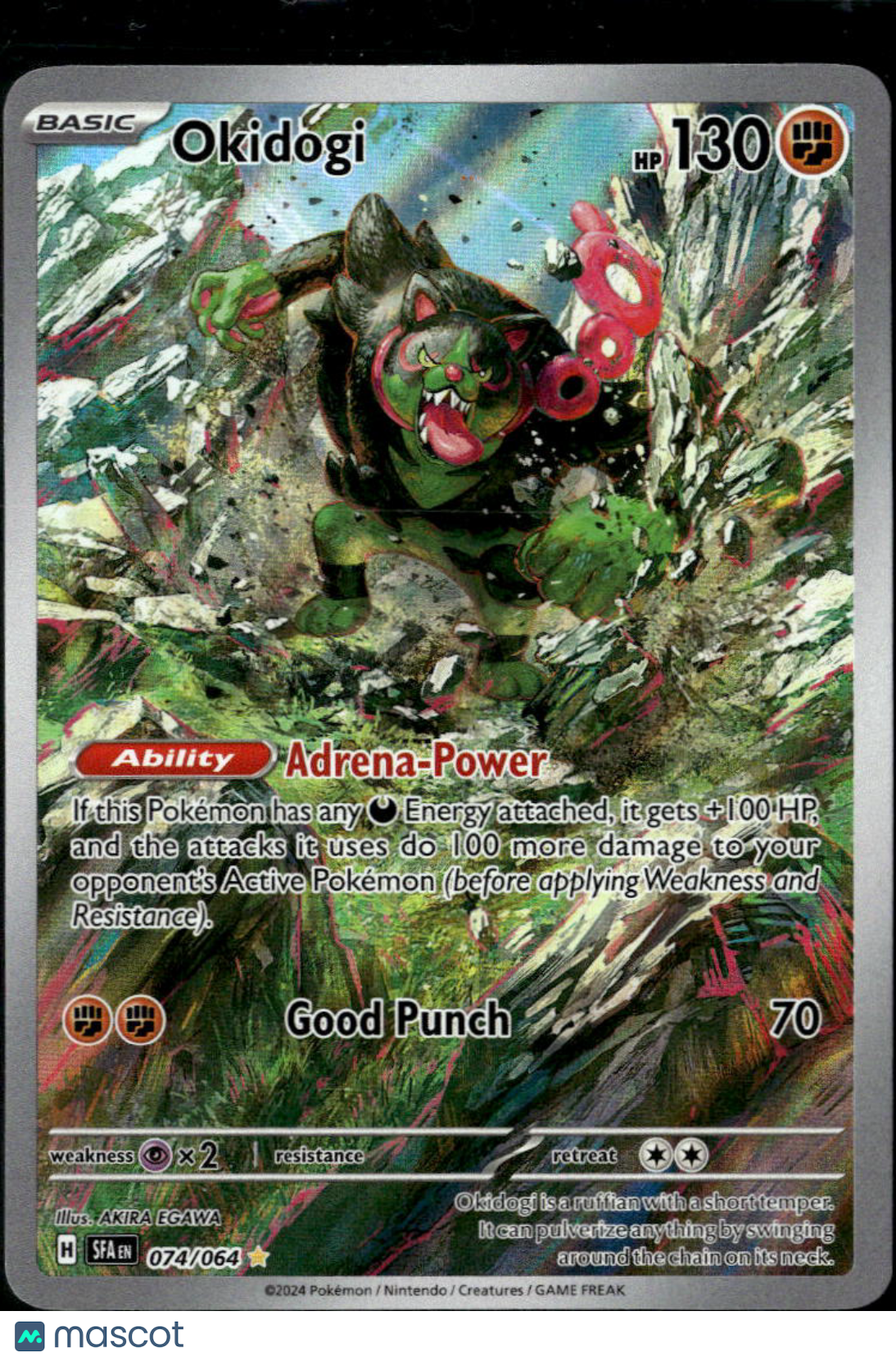 Okidogi 2024 Shrouded Fable Holo Secret Rare #74/64
