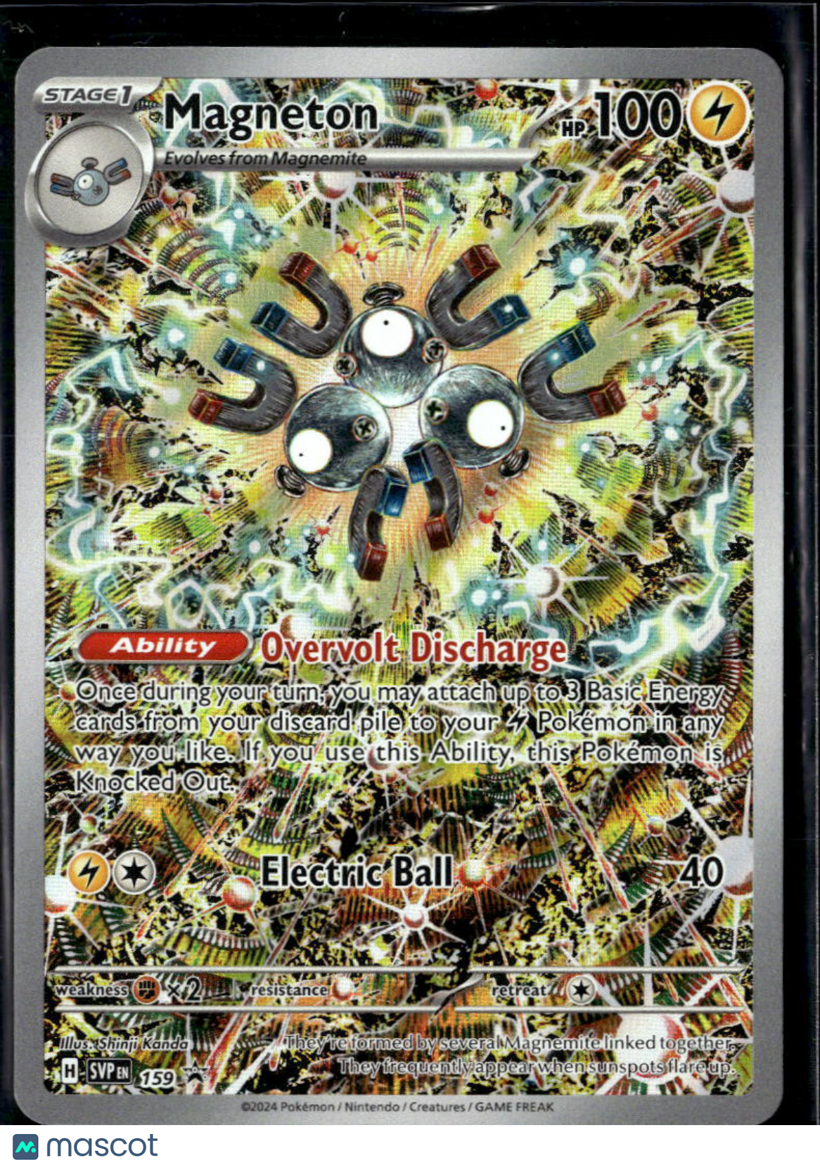 Magneton Scarlet & Violet Holo Black Star Promo #SVP EN 159