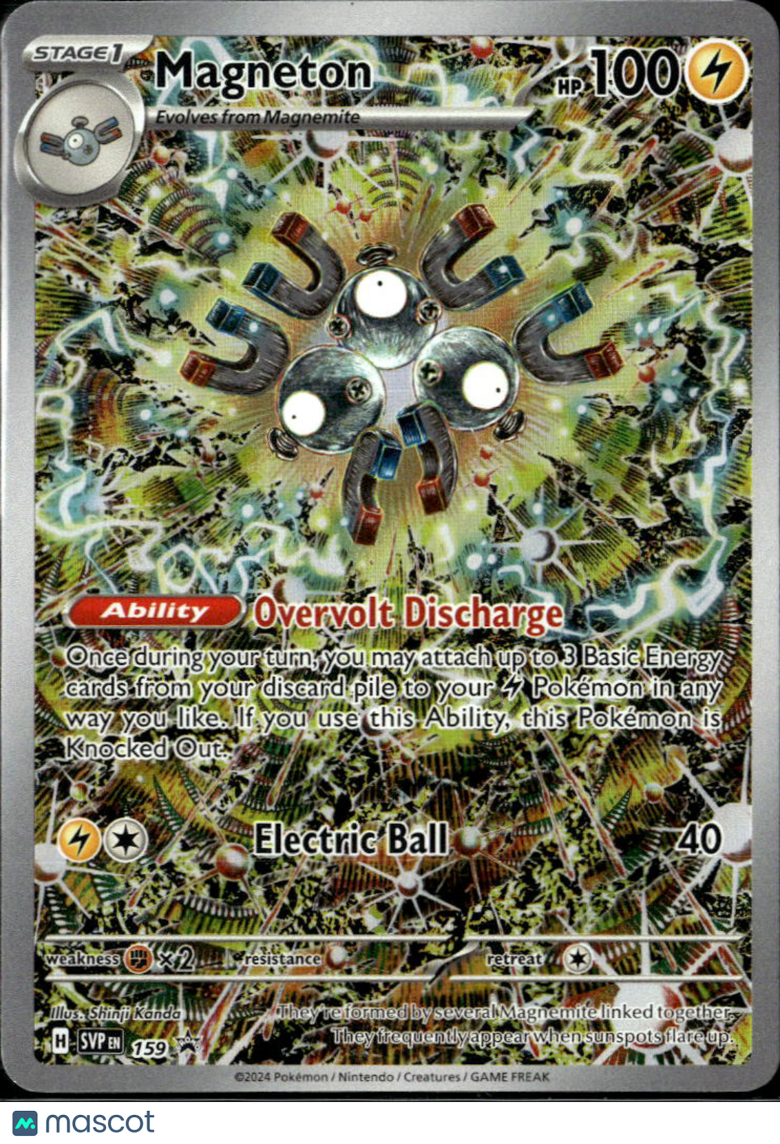 Magneton Scarlet & Violet Holo Black Star Promo FA #SVP EN 159