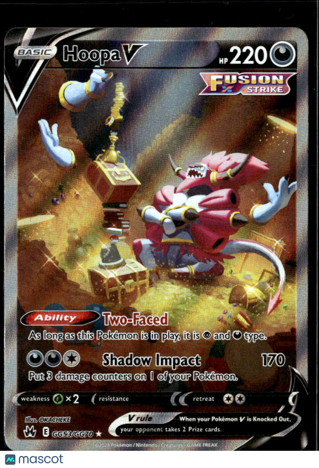 Hoopa V 2023 Crown Zenith Holo Rare FA SAR #GG53/GG70