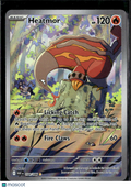 Heatmor 2025 White Flare Holo Secret Rare #104/86