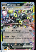 Umbreon EX 2025 Prismatic Evolutions Holo Double Rare RR #60/131