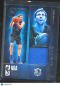 Dirk Nowitzki 2024-25 Silhouette Game Worn Jersey Patch Dallas Mavericks