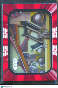 Republic Gunships 2026 Topps Star Wars Chrome Galaxy Shadowbox RED 5/5 #LAY-8
