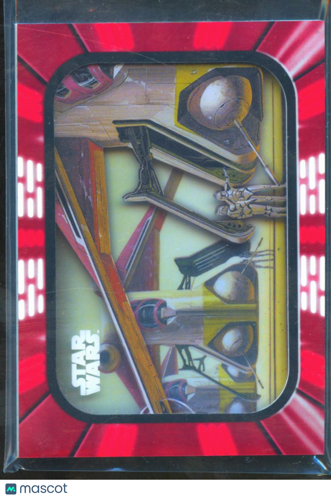 Republic Gunships 2026 Topps Star Wars Chrome Galaxy Shadowbox RED 5/5 #LAY-8