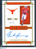 Lil'Jordan Humphrey 2019 National Treasures Auto Autograph 6/25 Texas Longhorns