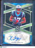 Xavier Legette 2024 Spectra Auto Autograph RC 63/99 Carolina Panthers