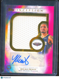 Micah Peavy 2026 Topps Inception Auto Autograph Patch RC 15/99 Pelicans