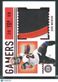 Joe Mixon 2021 Encased Gamers Game Worn Patch 5/9 Cincinnati Bengals